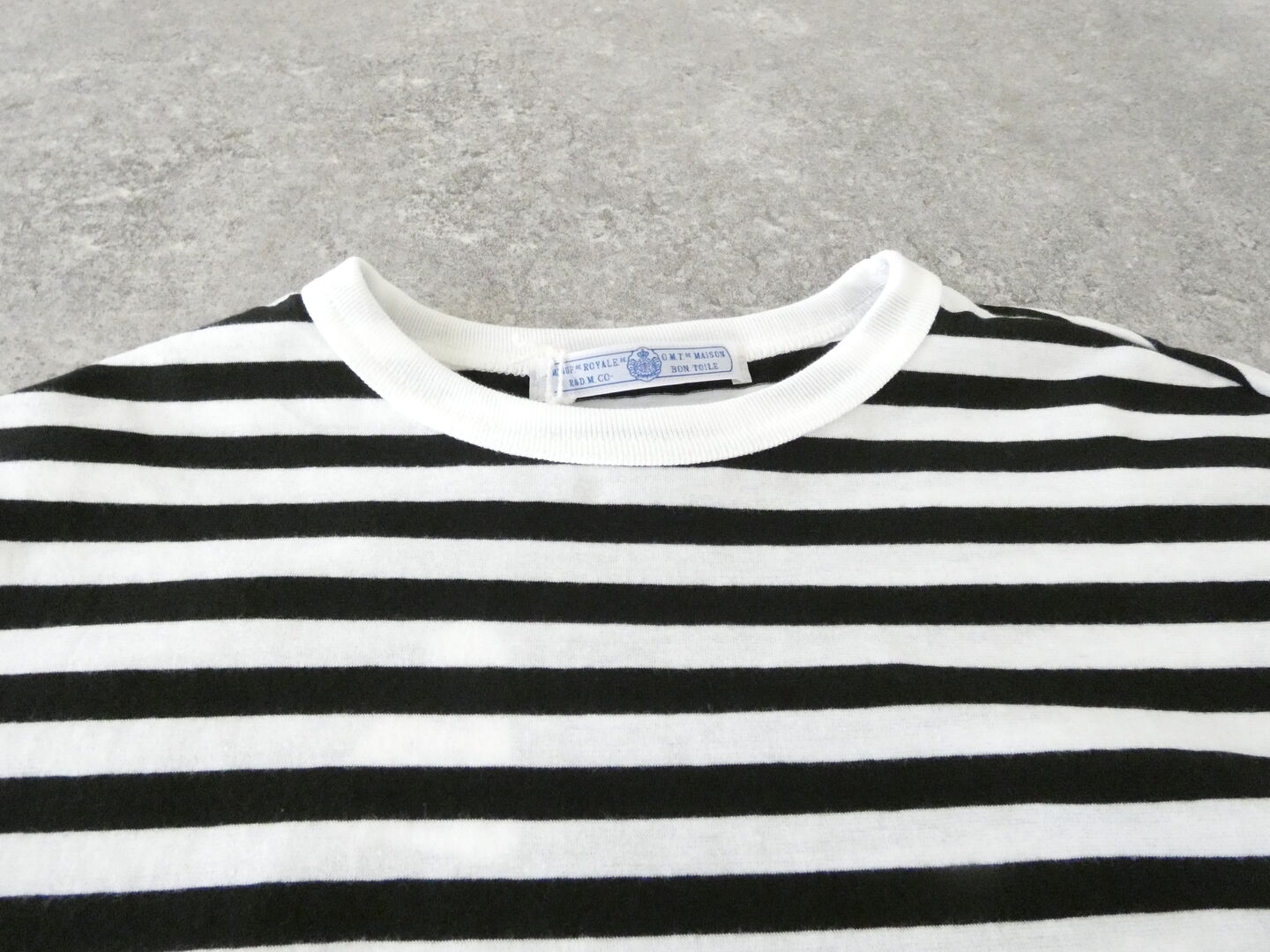 R&D.M.Co-(オールドマンズテーラー) GAUZE BORDER DROP T SHIRTの商品画像22