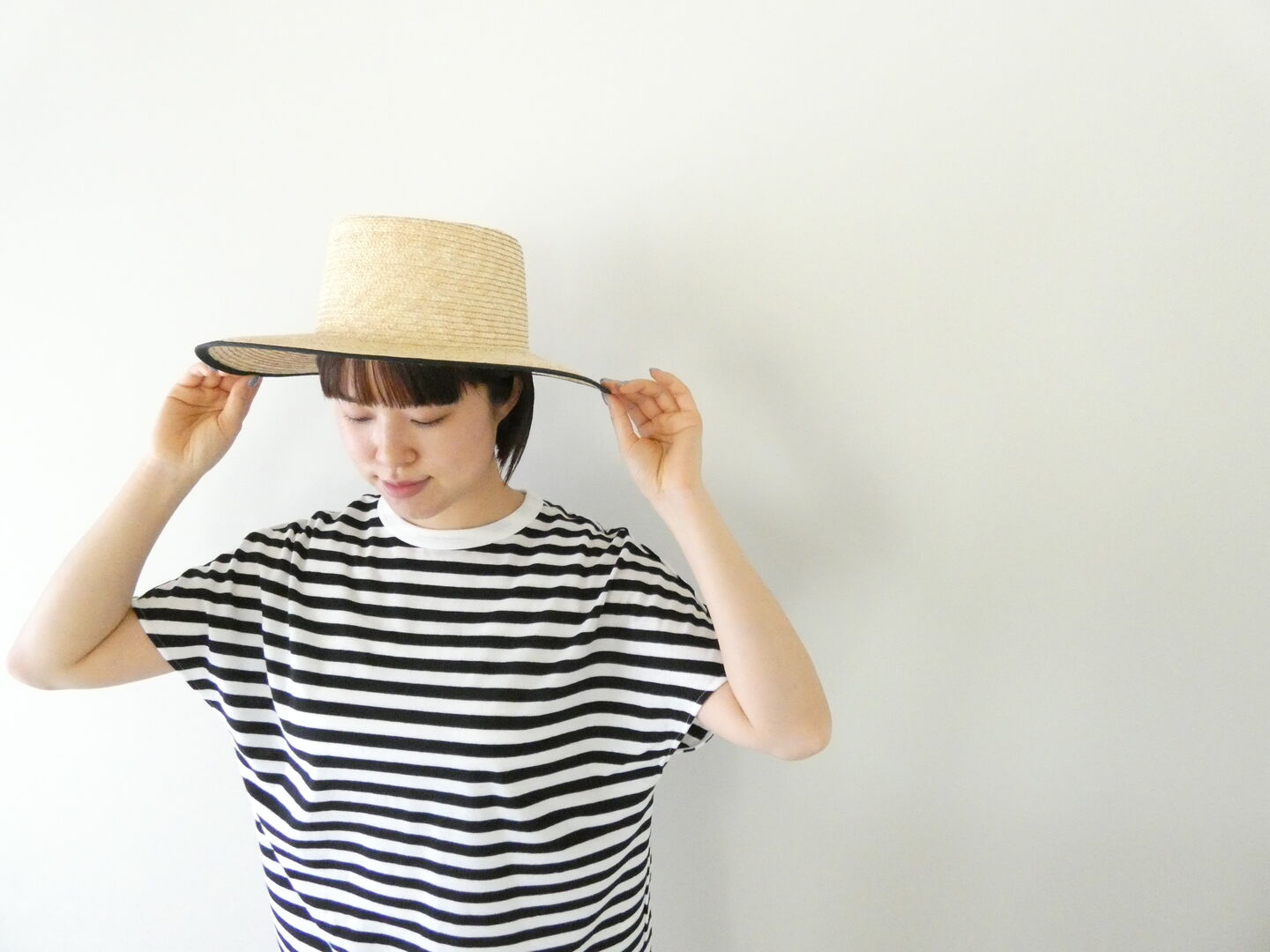 R&D.M.Co-(オールドマンズテーラー) GAUZE BORDER DROP T SHIRTの商品画像4