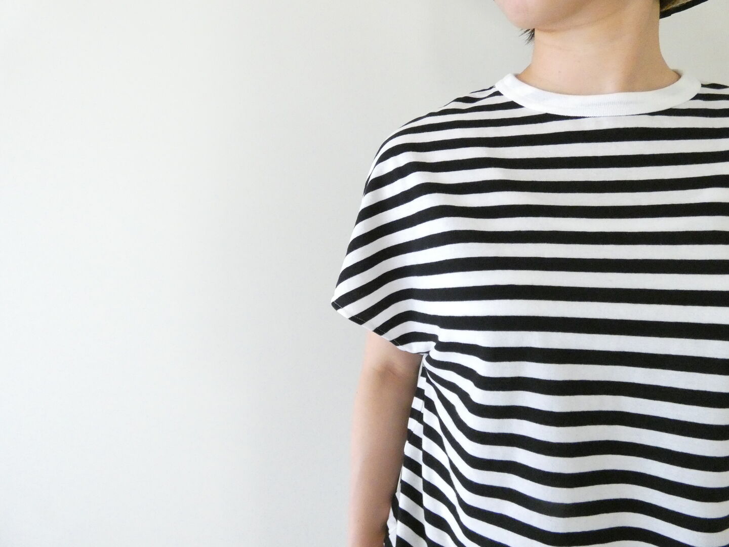 R&D.M.Co-(オールドマンズテーラー) GAUZE BORDER DROP T SHIRTの商品画像5