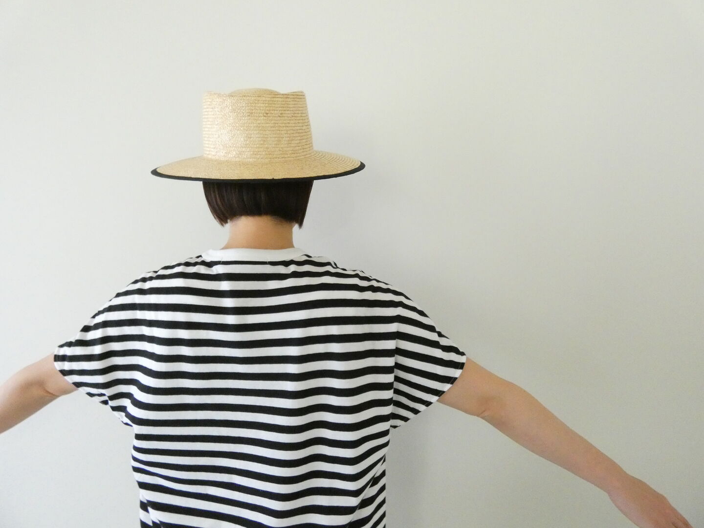 R&D.M.Co-(オールドマンズテーラー) GAUZE BORDER DROP T SHIRTの商品画像7