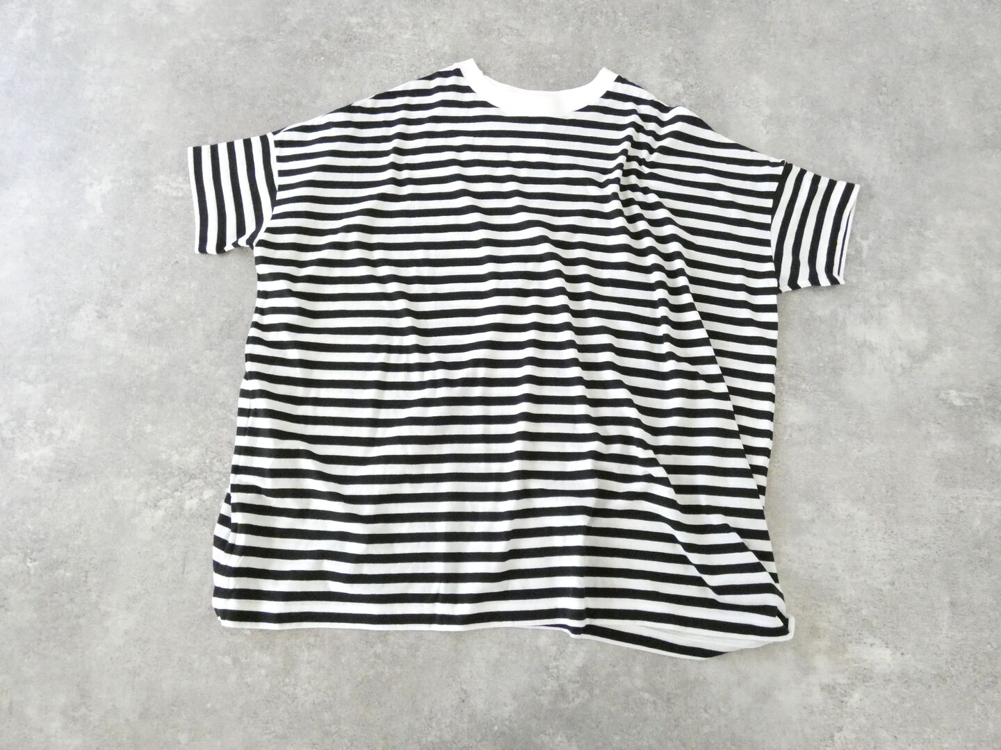 R&D.M.Co-(オールドマンズテーラー) GAUZE BORDER OVERSIZE HALF SLEEVE T SHIRTの商品画像11