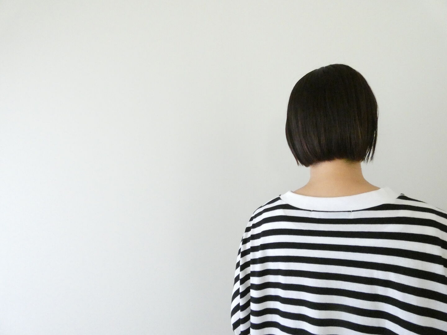 R&D.M.Co-(オールドマンズテーラー) GAUZE BORDER OVERSIZE HALF SLEEVE T SHIRTの商品画像6