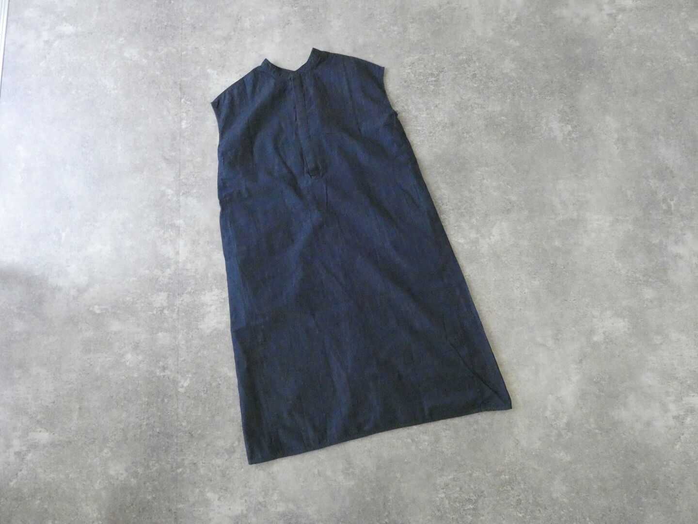 PARADIS(パラディ) 綿麻デニムフリルワンピースの商品画像12