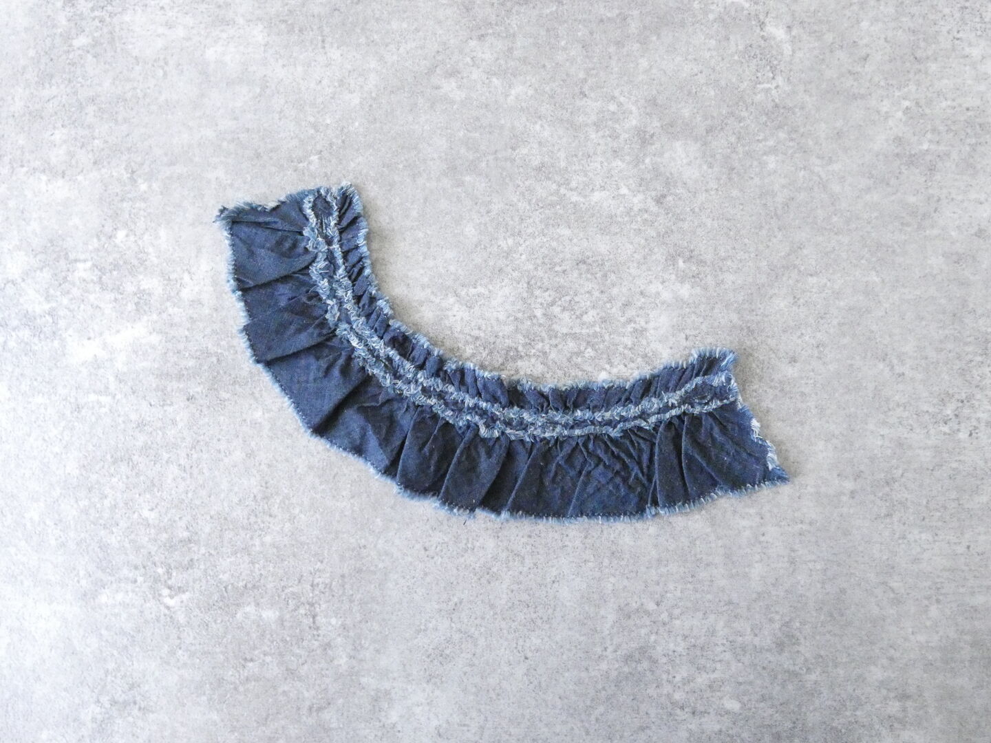 PARADIS(パラディ) 綿麻デニムフリルワンピースの商品画像15