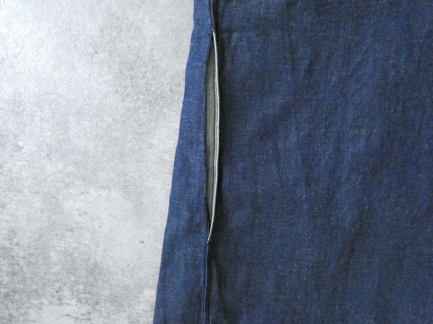 PARADIS(パラディ) 綿麻デニムフリルワンピースの商品画像25