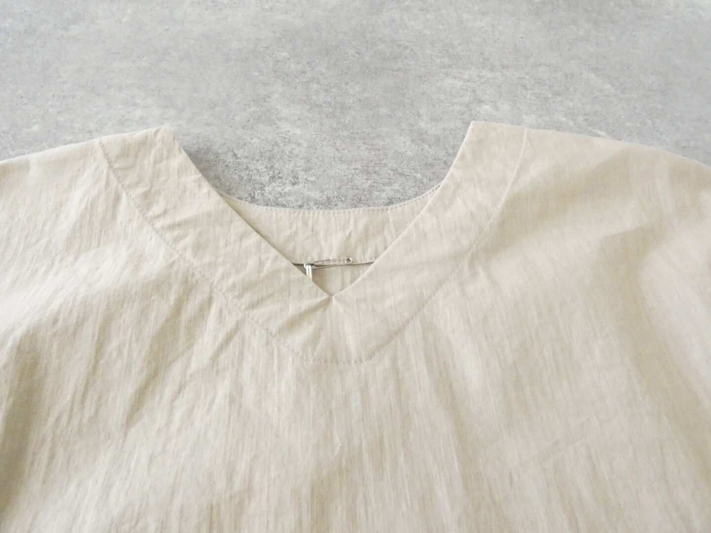 prit(プリット) コットンリネンワッシャー中白染めVネック裾ヒモ2WAYオーバーベストの商品画像30