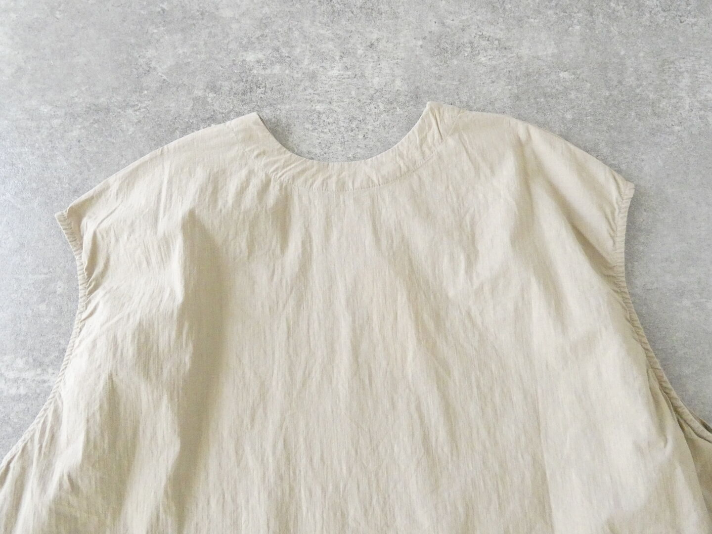 prit(プリット) コットンリネンワッシャー中白染めVネック裾ヒモ2WAYオーバーベストの商品画像33