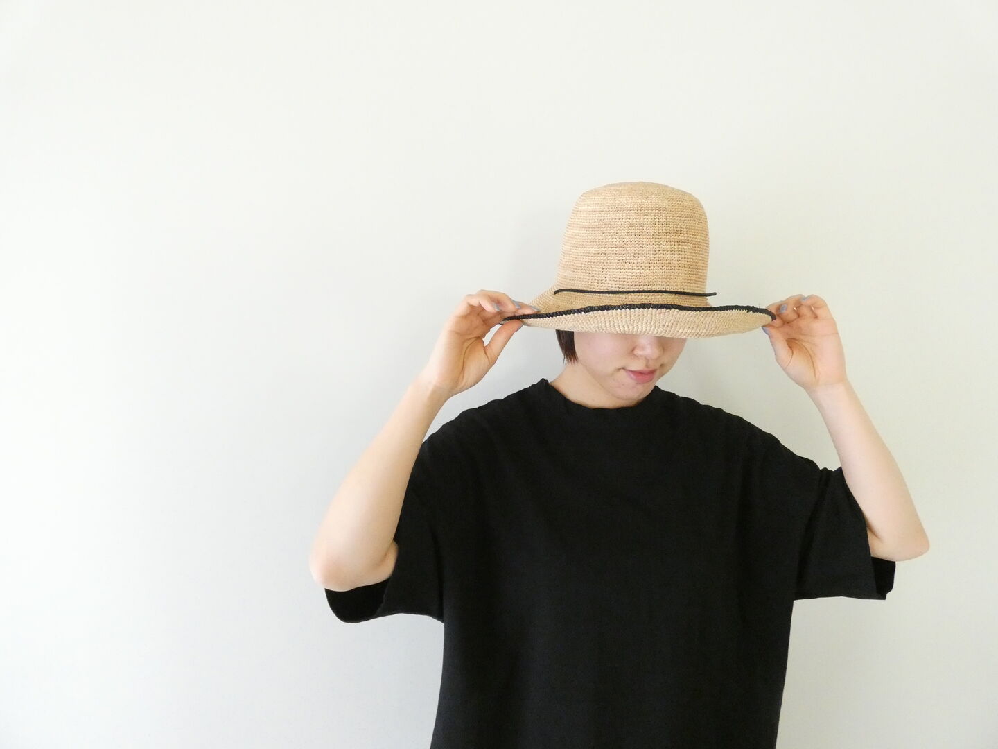 prit(プリット) DEPENDインレイ5分袖裾ヒモワイドプルオーバーの商品画像2