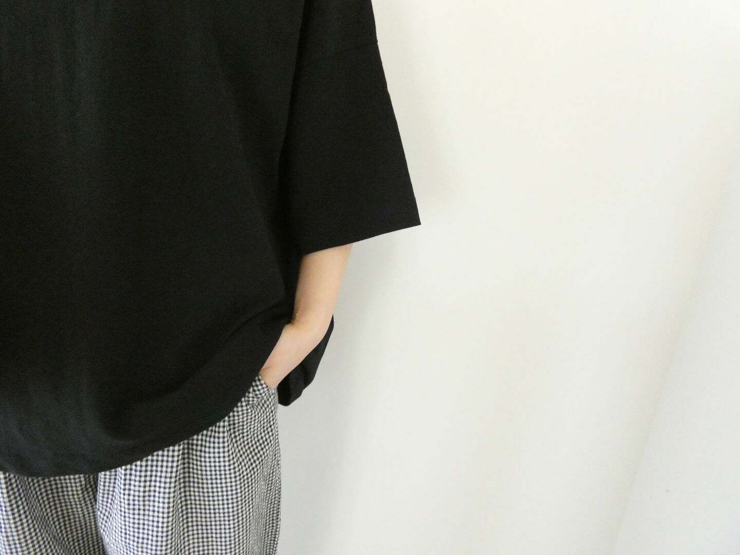 prit(プリット) DEPENDインレイ5分袖裾ヒモワイドプルオーバーの商品画像6