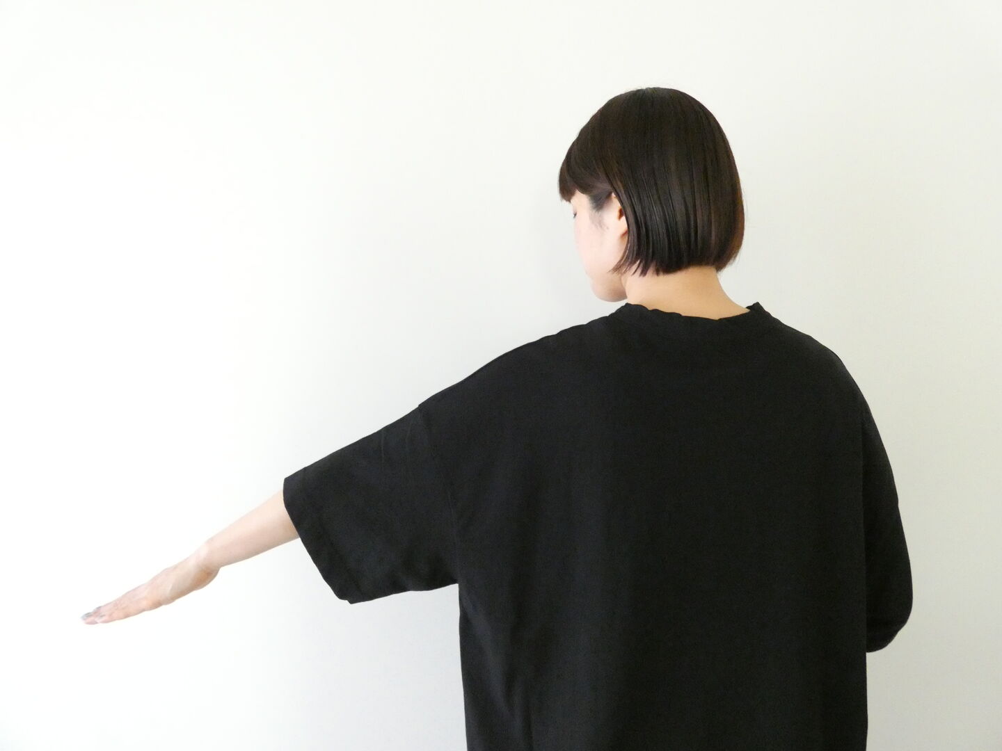 prit(プリット) DEPENDインレイ5分袖裾ヒモワイドプルオーバーの商品画像7