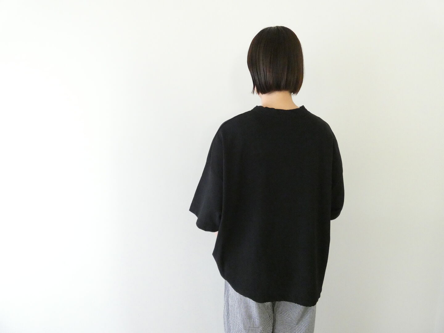 prit(プリット) DEPENDインレイ5分袖裾ヒモワイドプルオーバーの商品画像9