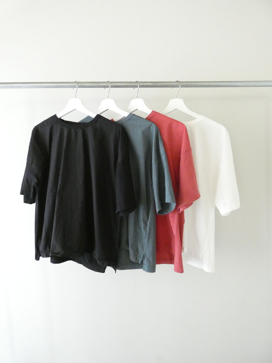 prit(プリット) 30/1ハイゲージ天竺タイプライター切替5分袖Tシャツの商品画像11