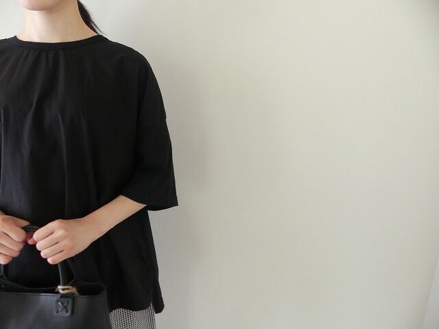 prit(プリット) 30/1ハイゲージ天竺タイプライター切替5分袖Tシャツの商品画像4