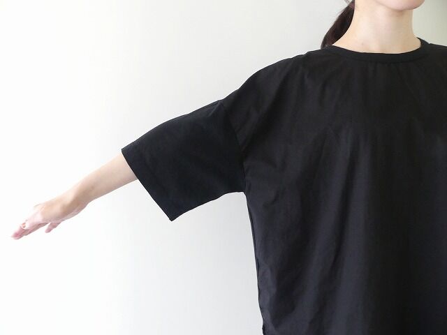 prit(プリット) 30/1ハイゲージ天竺タイプライター切替5分袖Tシャツの商品画像6