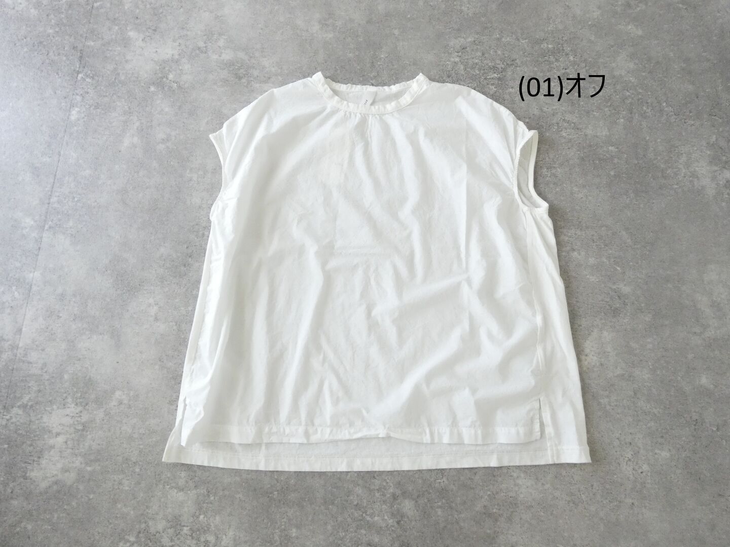 prit(プリット) 30/1ハイゲージ天竺×タイプライター切替スリーブレスプルオーバーの商品画像28