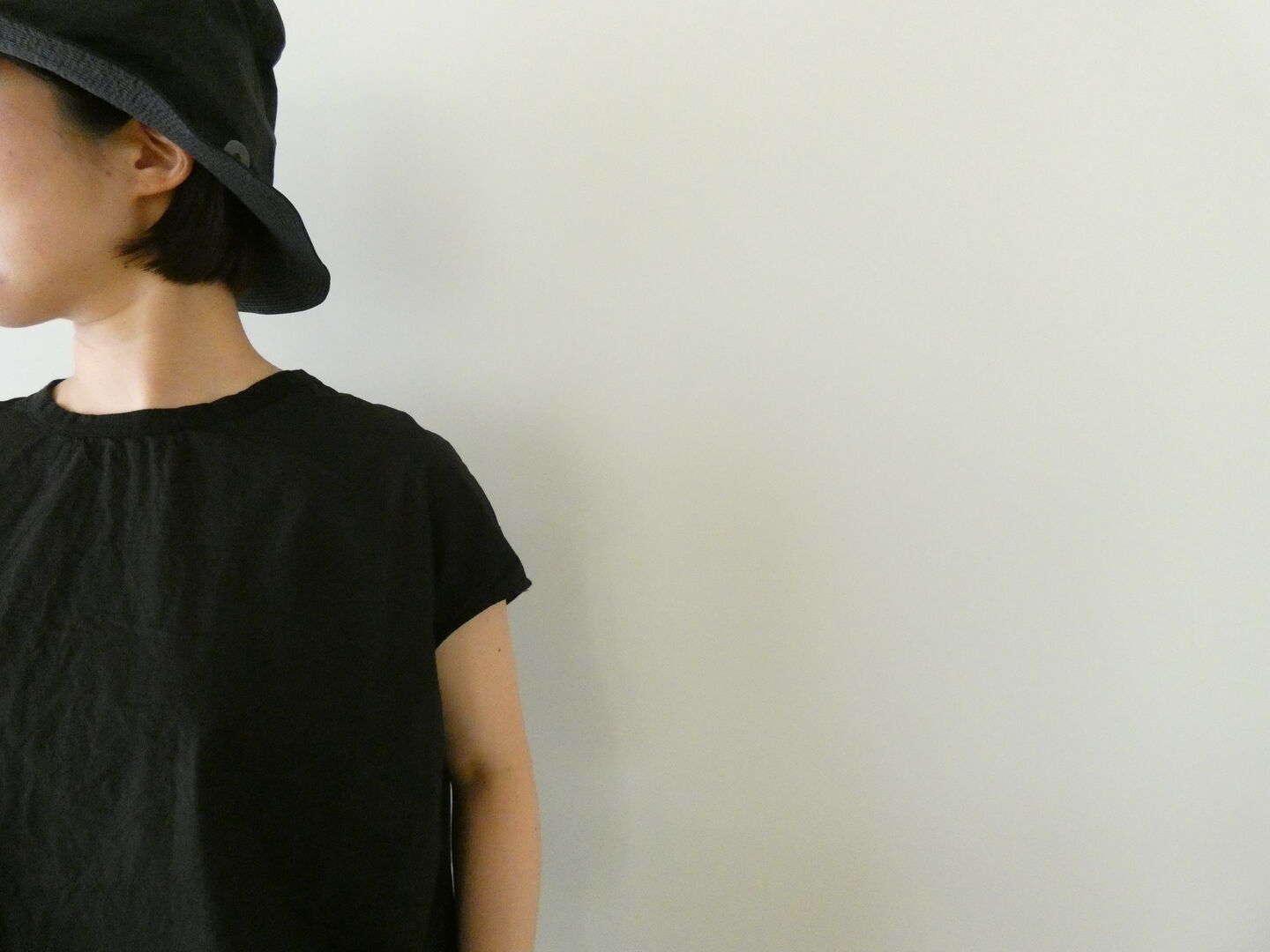 prit(プリット) 30/1ハイゲージ天竺×タイプライター切替スリーブレスプルオーバーの商品画像4