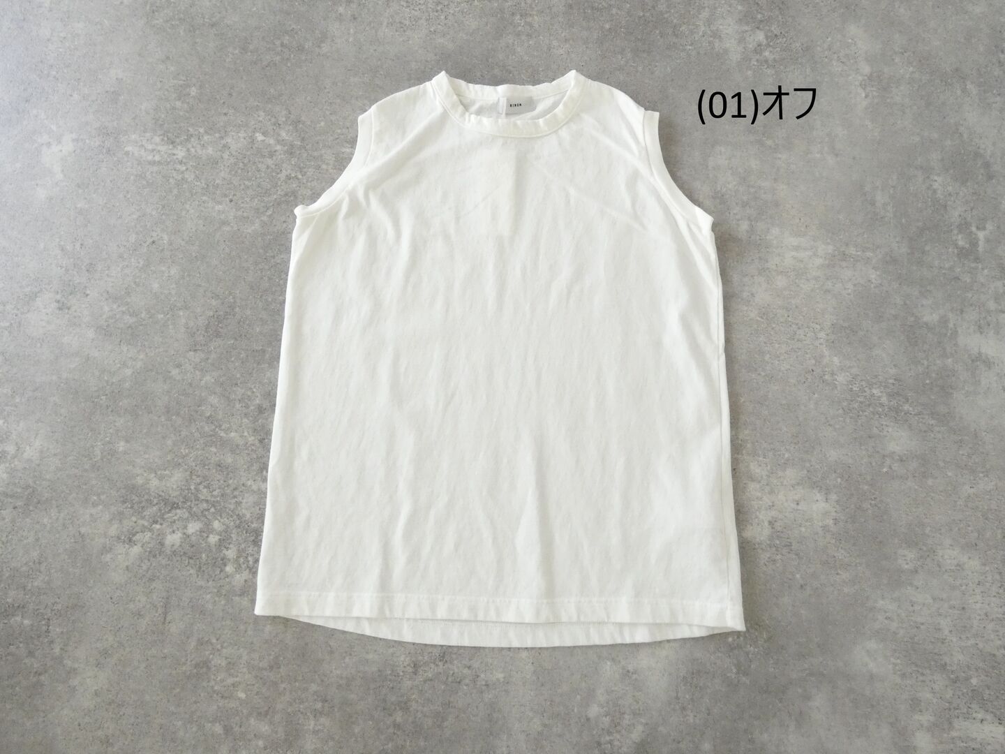 RINEN(リネン) 18/1空紡天竺ノースリーブの商品画像28