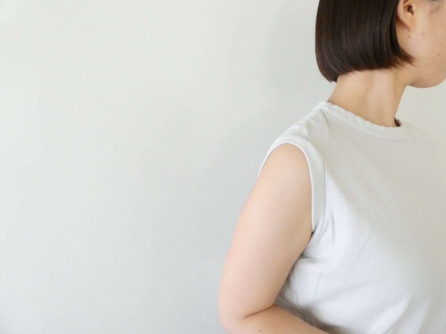 RINEN(リネン) 18/1空紡天竺ノースリーブの商品画像4