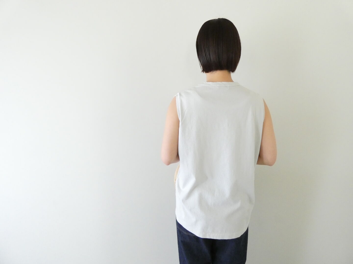 RINEN(リネン) 18/1空紡天竺ノースリーブの商品画像8