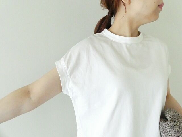 RINEN(リネン) 60/2スーピマ天竺フレンチスリーブTの商品画像5