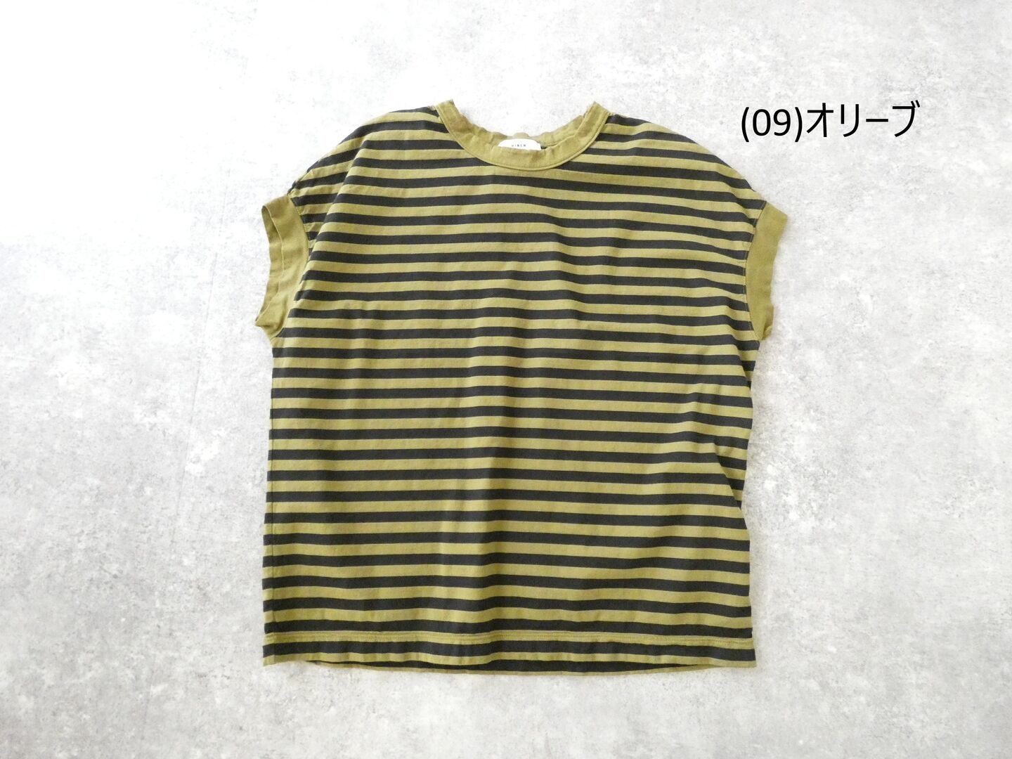 RINEN(リネン) 60/2スーピマ天竺ボーダーフレンチスリーブの商品画像28