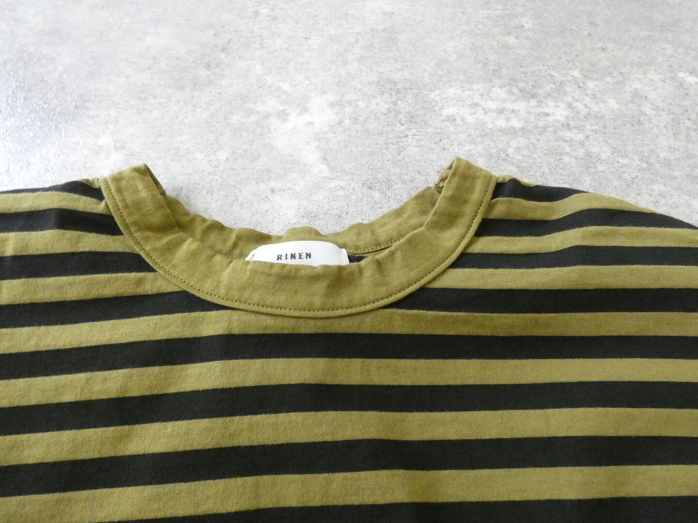 RINEN(リネン) 60/2スーピマ天竺ボーダーフレンチスリーブの商品画像30