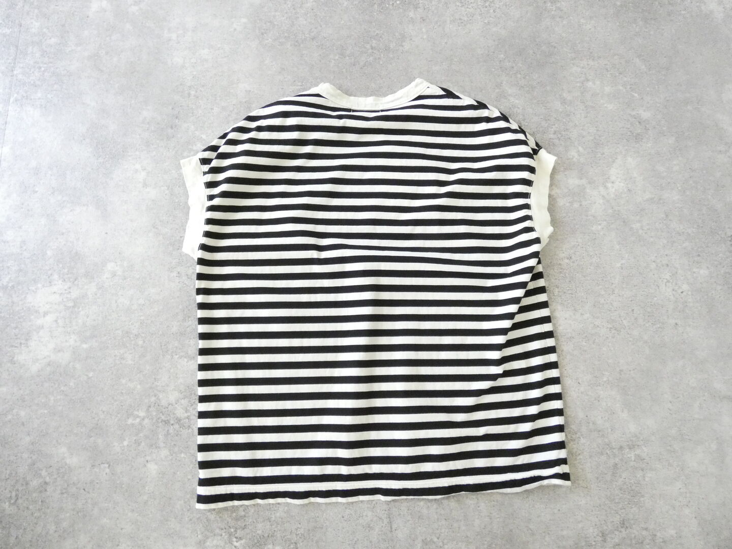 RINEN(リネン) 60/2スーピマ天竺ボーダーフレンチスリーブの商品画像43