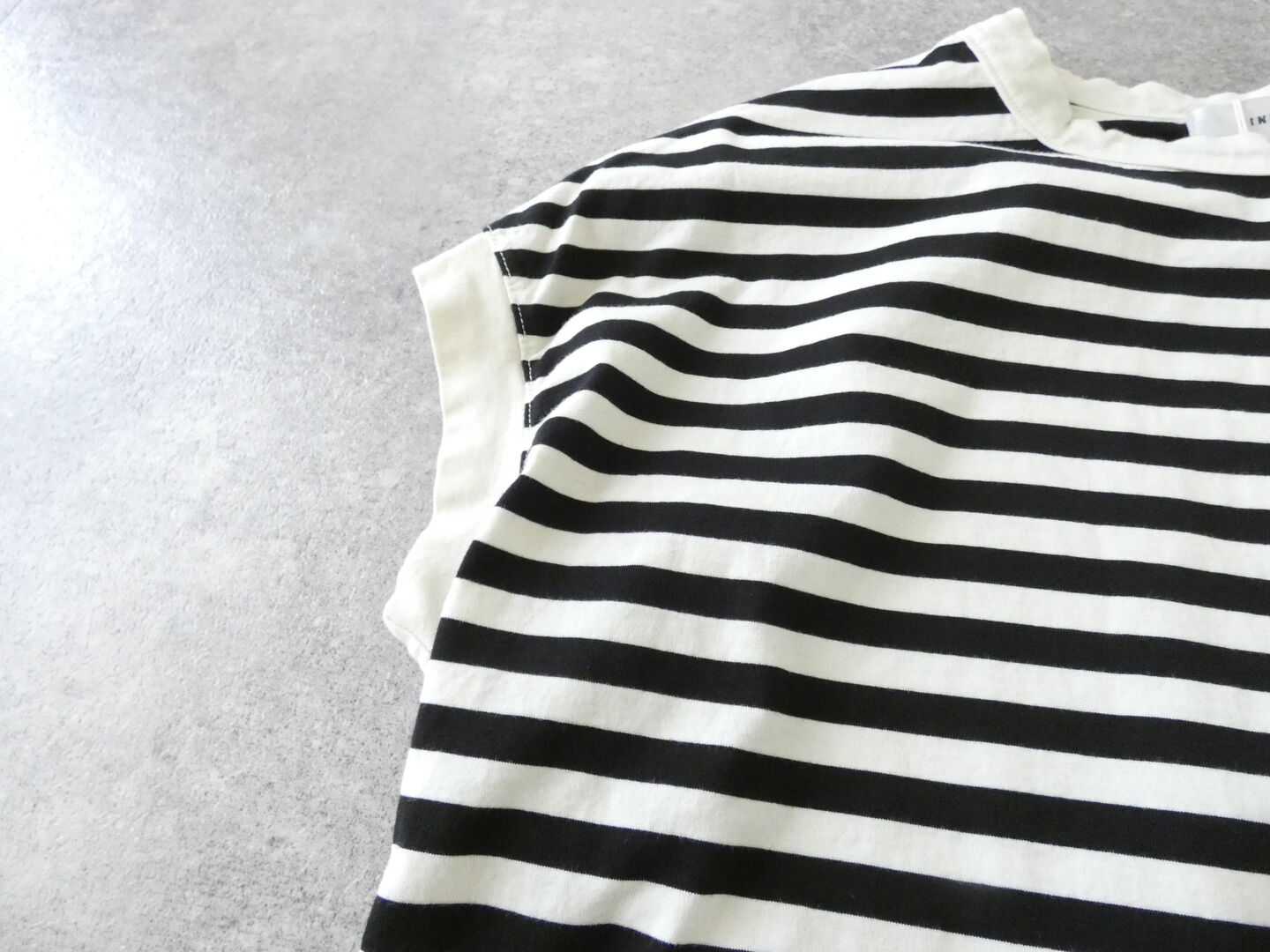 RINEN(リネン) 60/2スーピマ天竺ボーダーフレンチスリーブの商品画像47