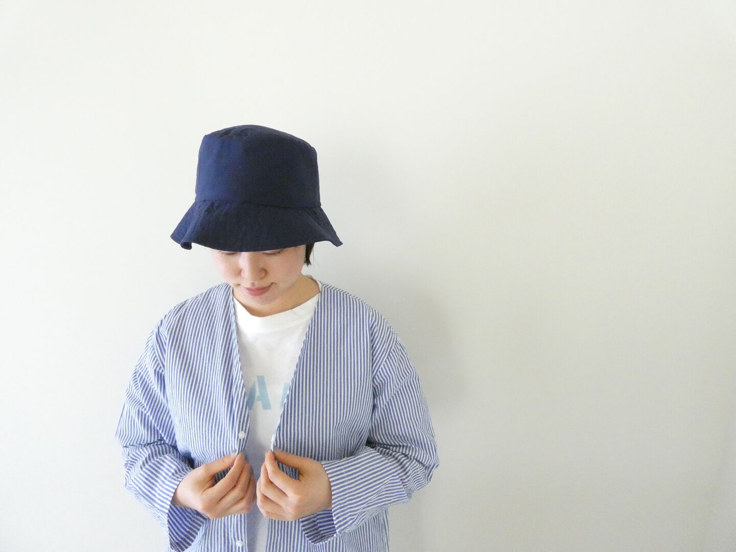 RINEN(リネン) 80/150/1強撚平織カーディガンシャツの商品画像1