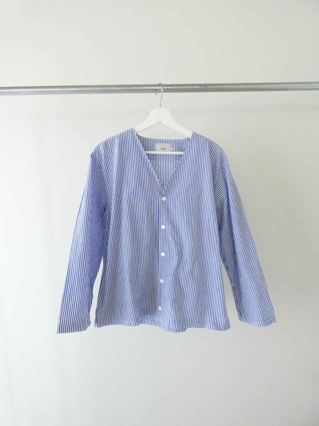 RINEN(リネン) 80/150/1強撚平織カーディガンシャツの商品画像10