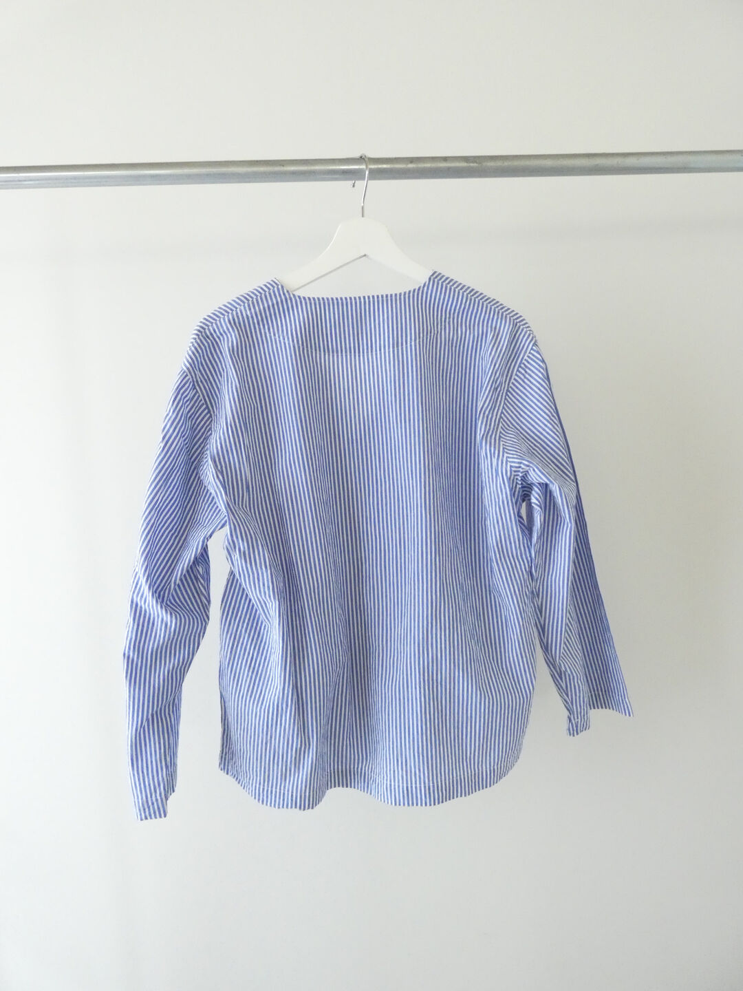 RINEN(リネン) 80/150/1強撚平織カーディガンシャツの商品画像11