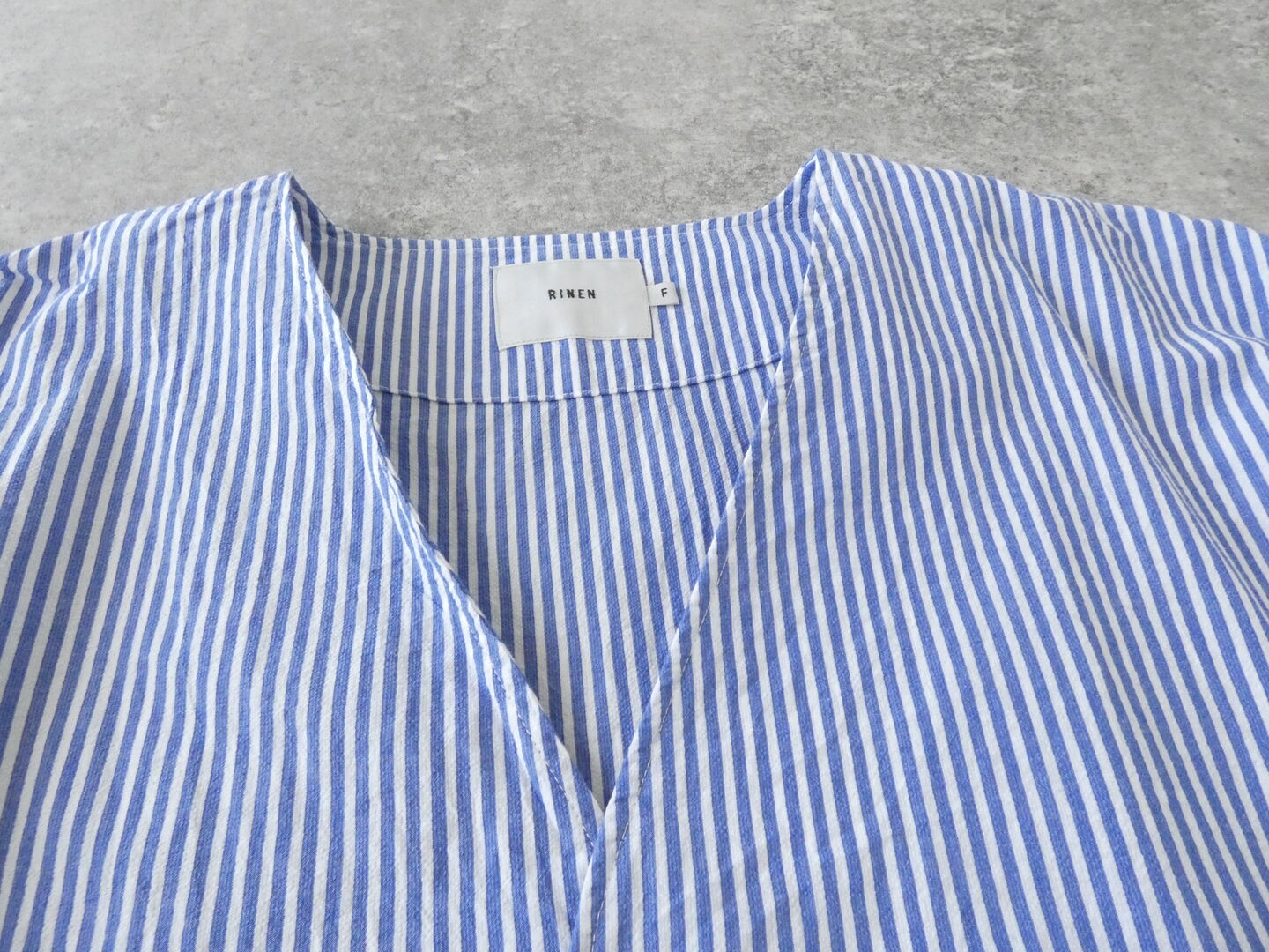 RINEN(リネン) 80/150/1強撚平織カーディガンシャツの商品画像21