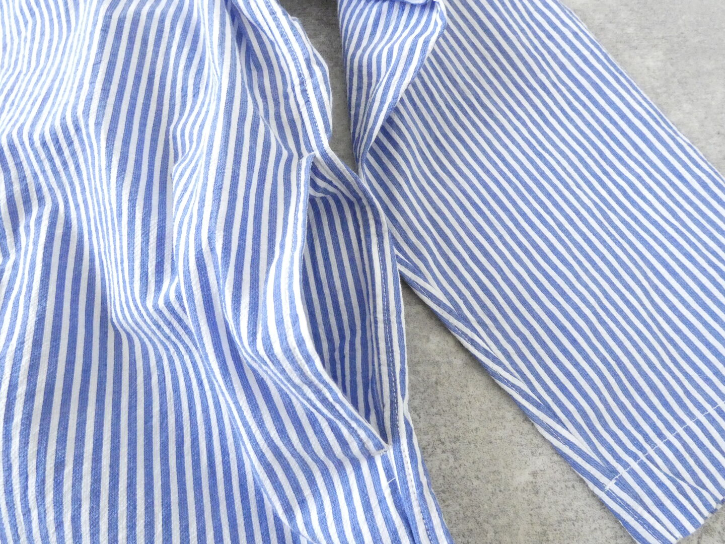 RINEN(リネン) 80/150/1強撚平織カーディガンシャツの商品画像24