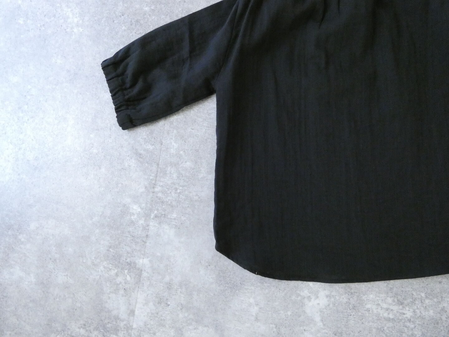 SSC スラブWガーゼゴムネック5分袖プルオーバーの商品画像19