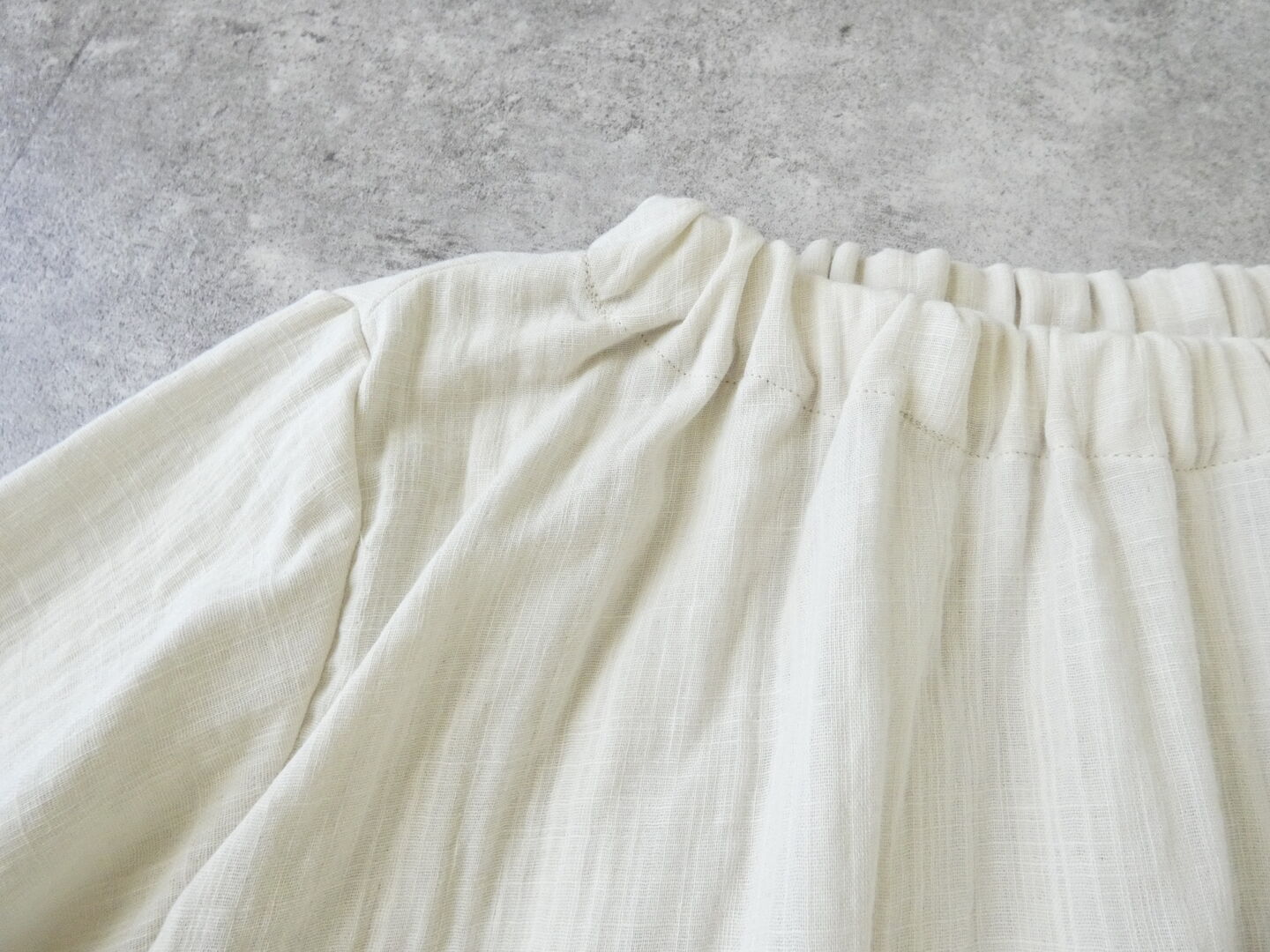 SSC スラブWガーゼゴムネック5分袖プルオーバーの商品画像30