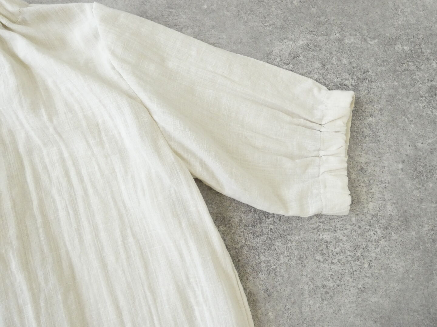 SSC スラブWガーゼゴムネック5分袖プルオーバーの商品画像31