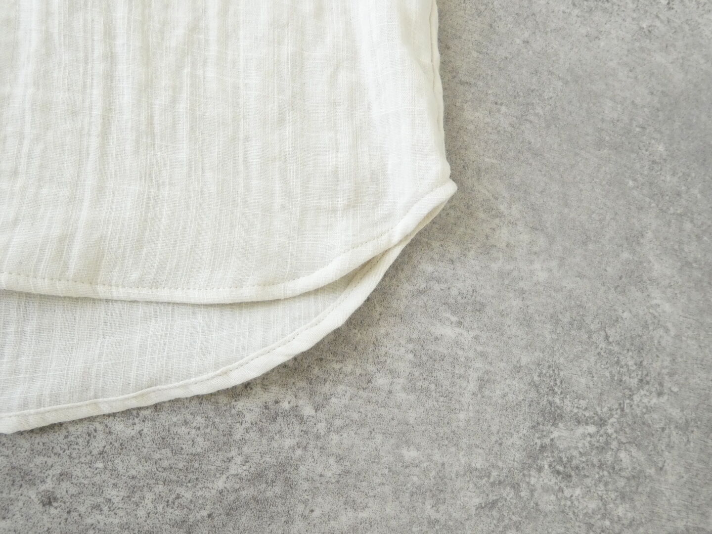 SSC スラブWガーゼゴムネック5分袖プルオーバーの商品画像32