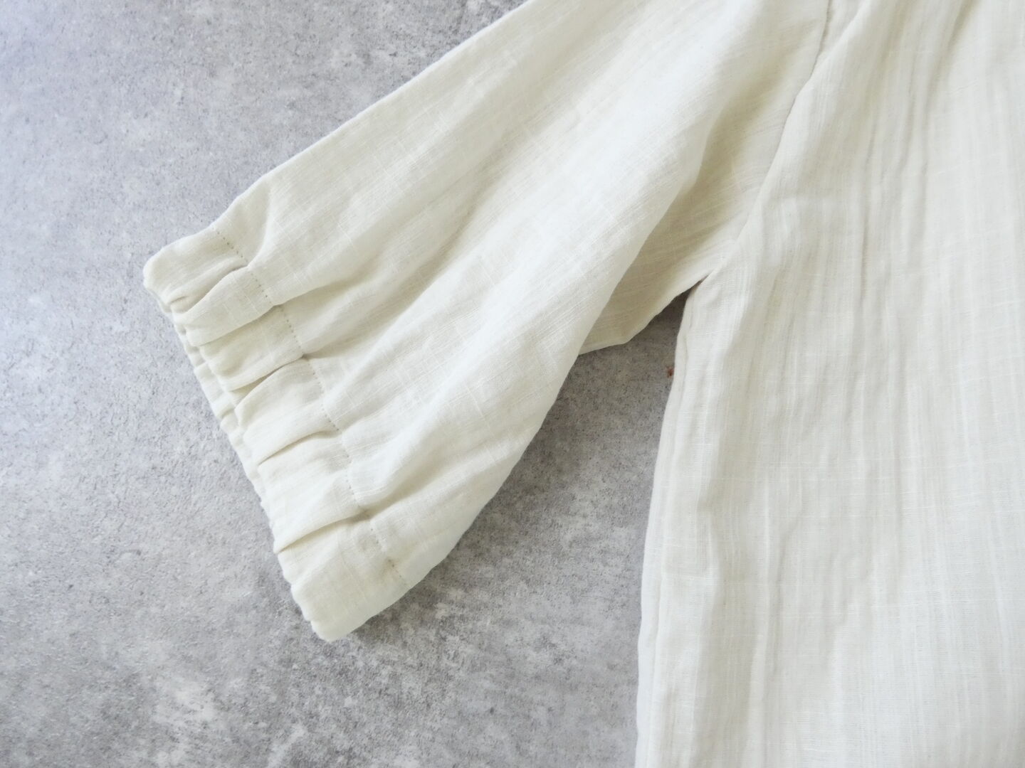 SSC スラブWガーゼゴムネック5分袖プルオーバーの商品画像33