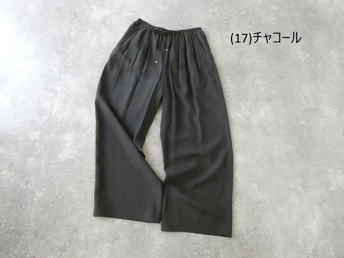 Ballsey(ボールジィ) シルキーブロード3タックドロストワイドパンツの商品画像28