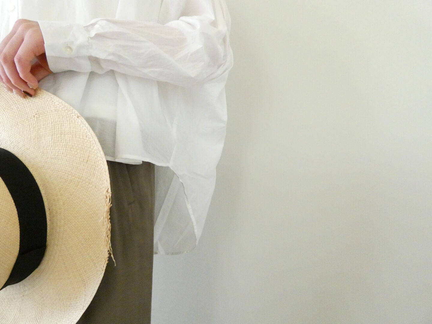 Ballsey(ボールジィ) シルキーブロード3タックドロストワイドパンツの商品画像4