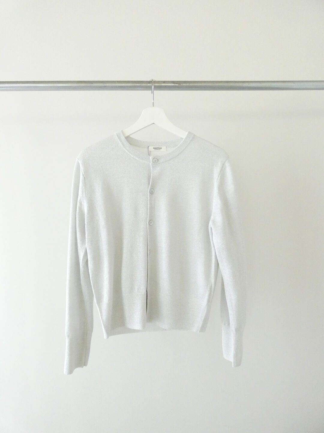 MACPHEE(マカフィー) プレインリネンクルーネックカーディガンの商品画像10