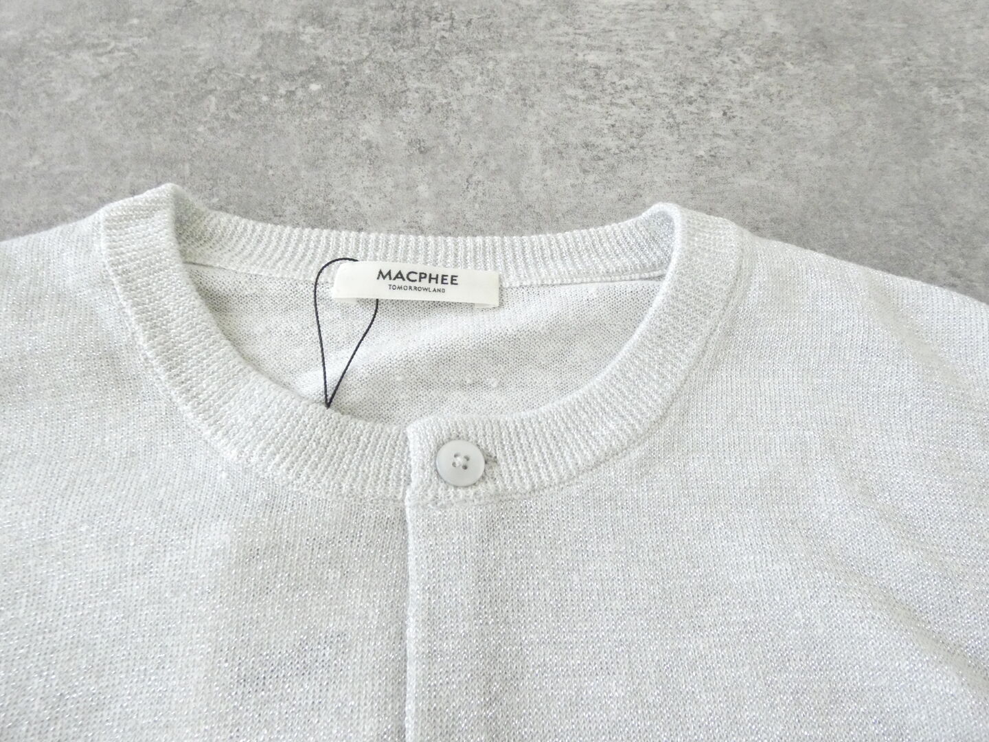 MACPHEE(マカフィー) プレインリネンクルーネックカーディガンの商品画像21