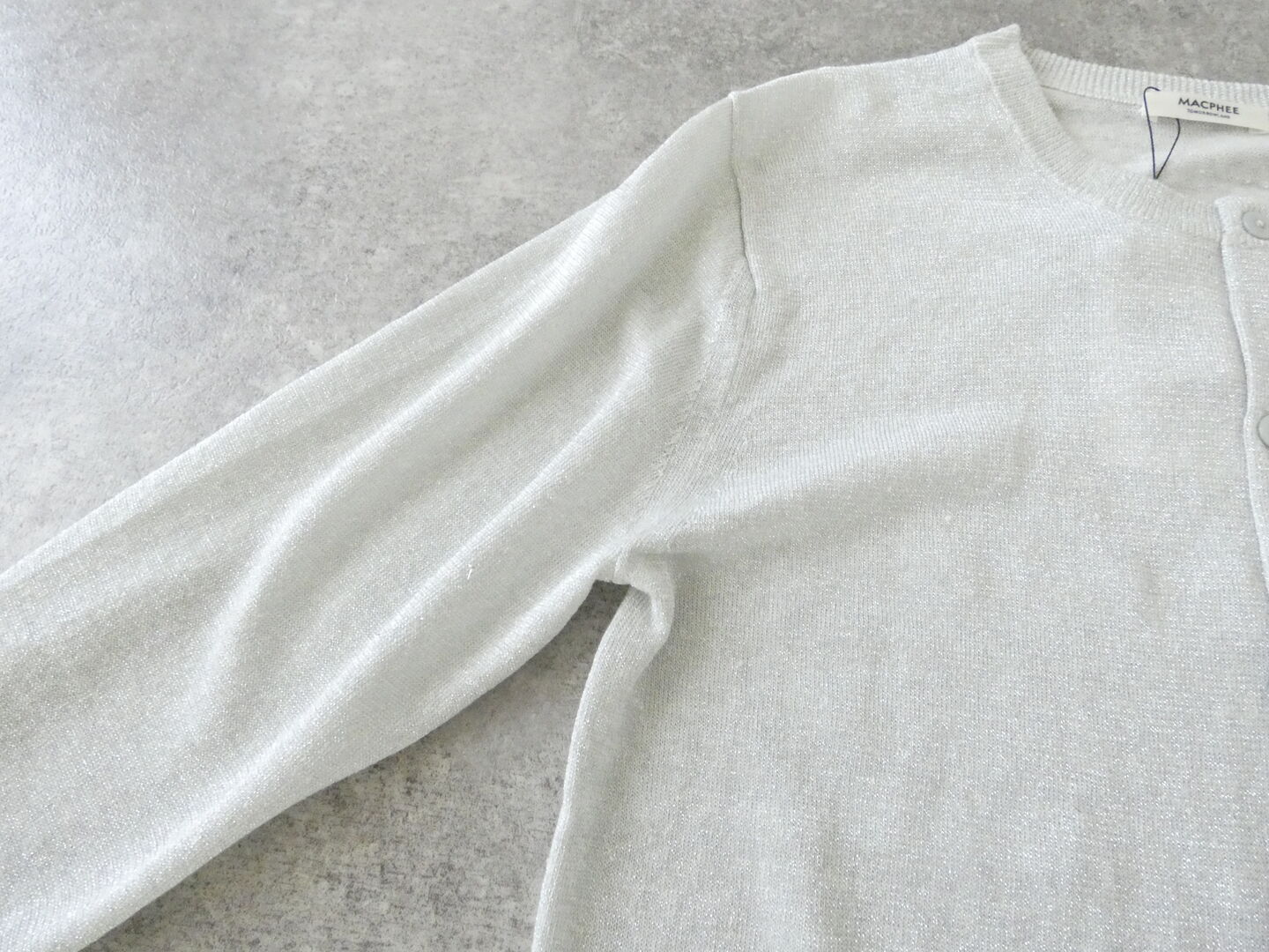 MACPHEE(マカフィー) プレインリネンクルーネックカーディガンの商品画像22