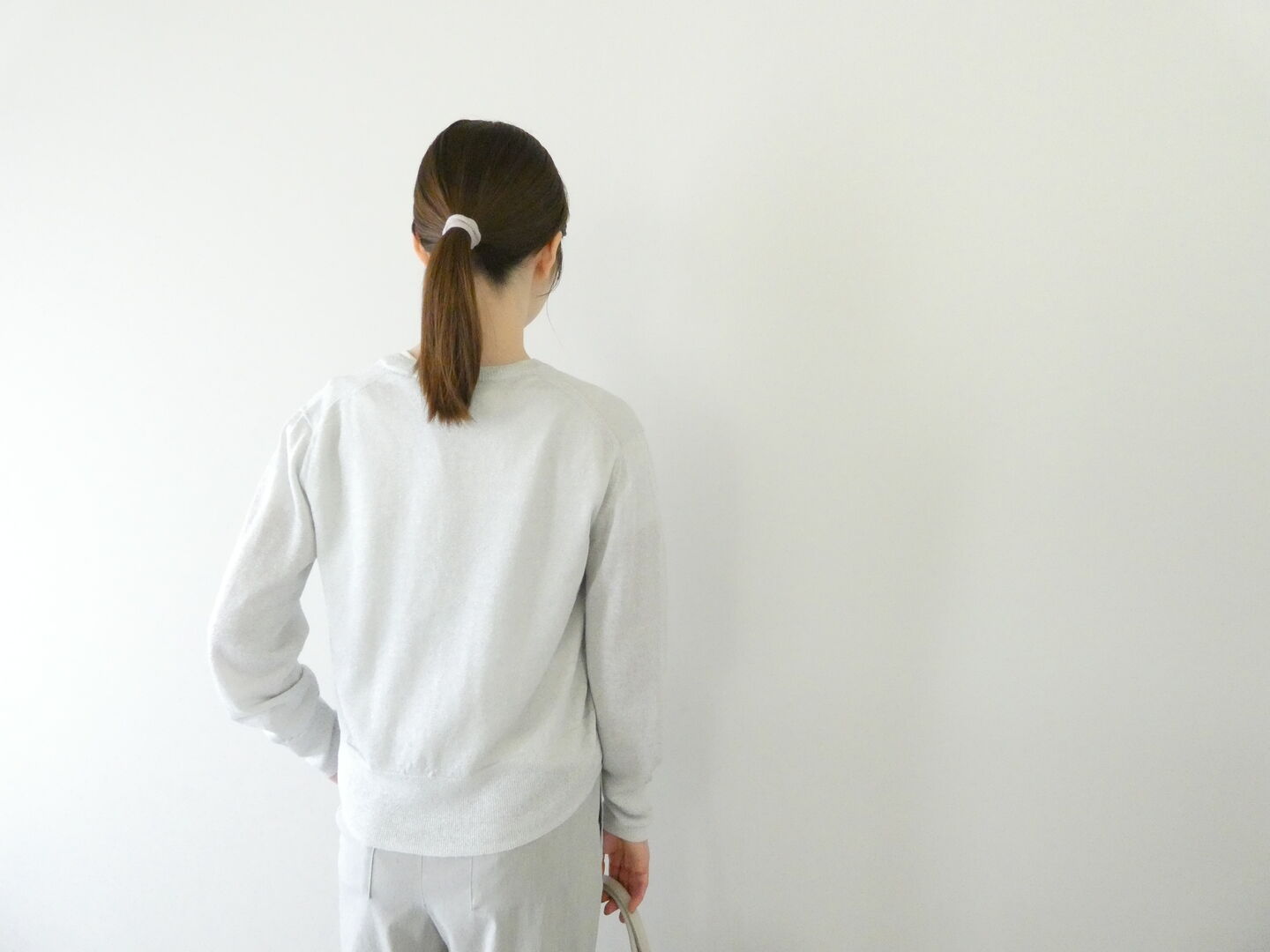 MACPHEE(マカフィー) プレインリネンクルーネックカーディガンの商品画像9