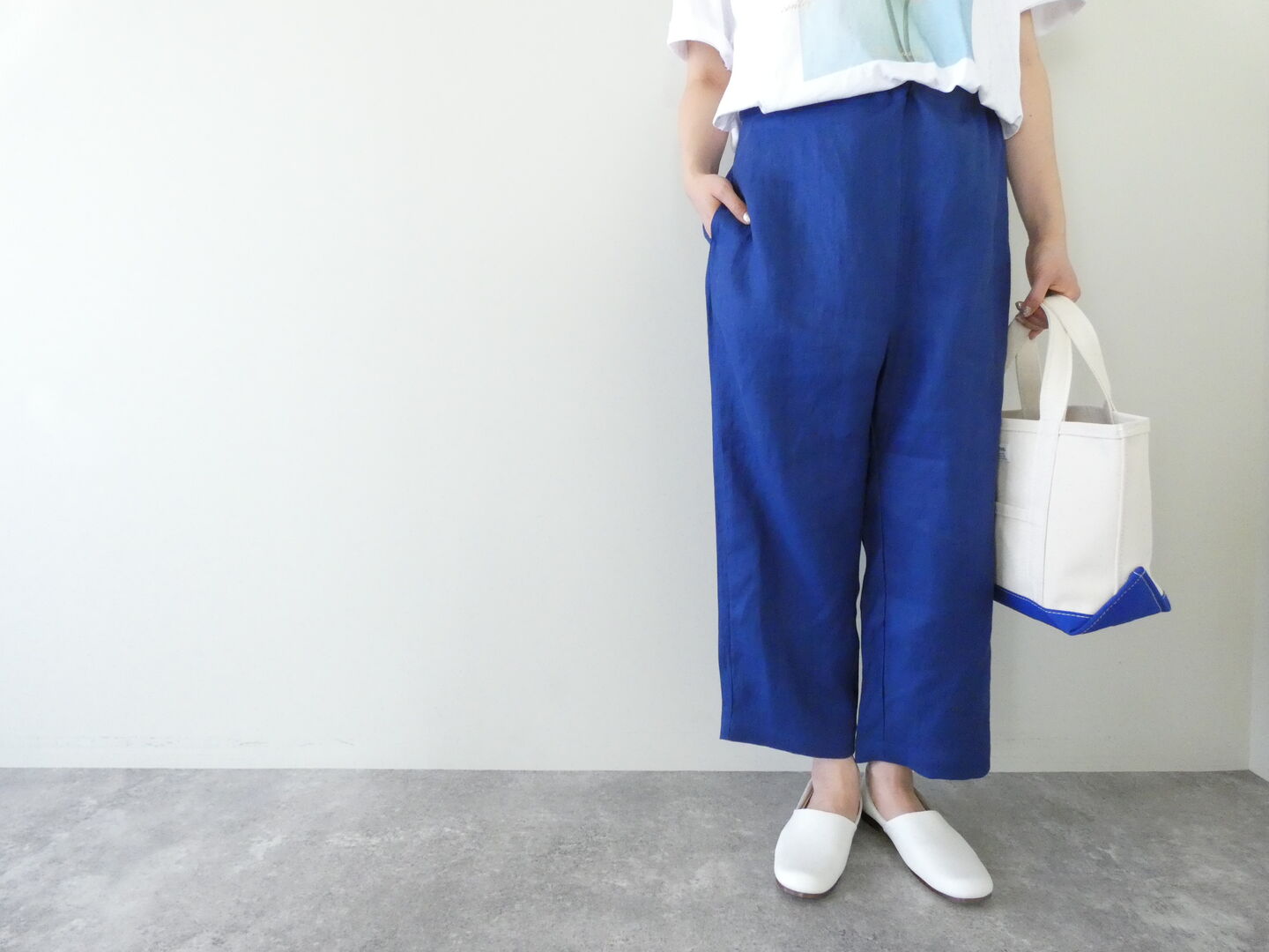 CLASKA(クラスカ) D(ディー) リネンツイルイージーパンツの商品画像1