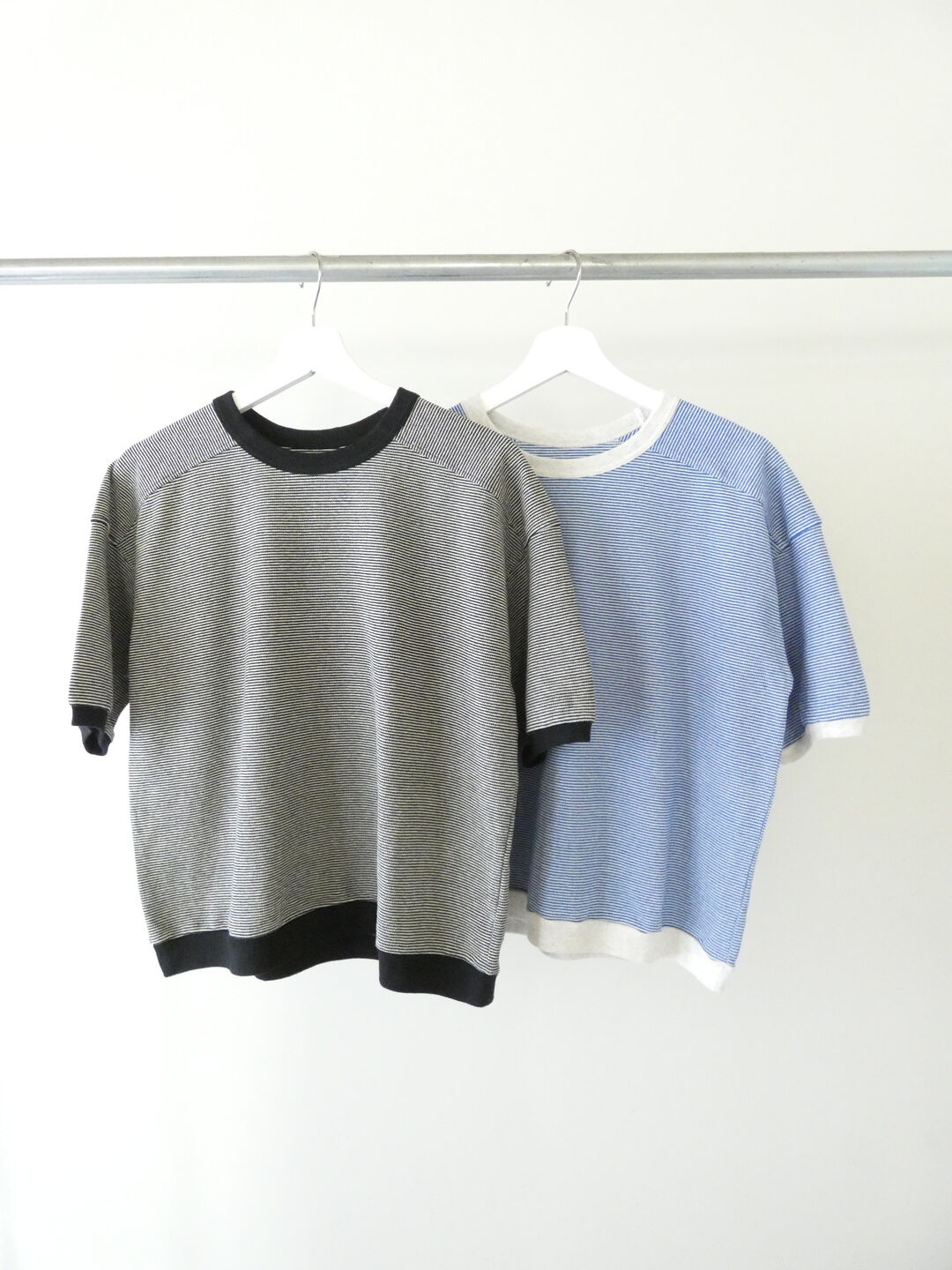 Hands of creation(ハンズオブクリエイション) ラフィスウェーデンカノコ盲縞ハーフスリーブプルオーバーの商品画像12