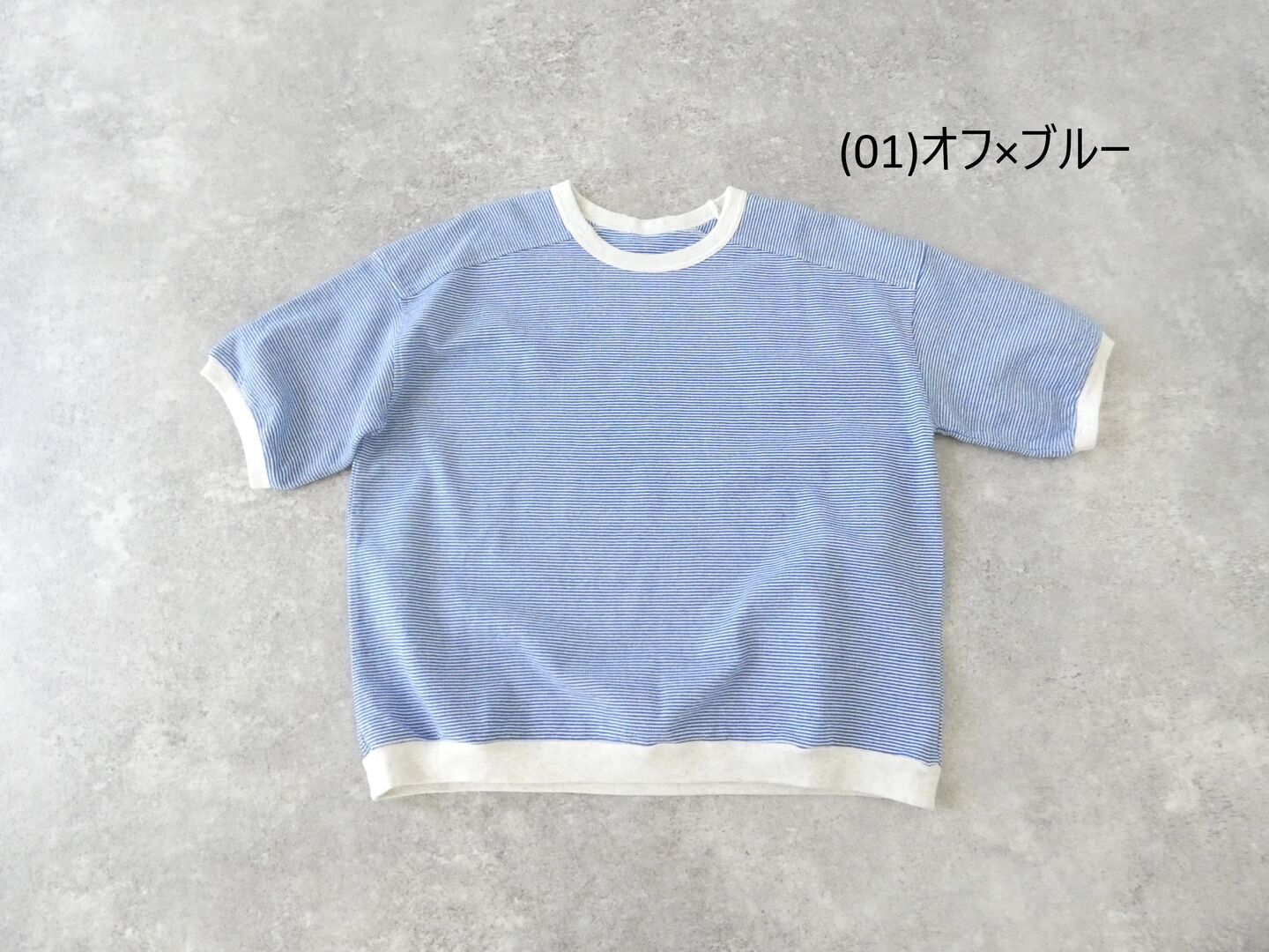 Hands of creation(ハンズオブクリエイション) ラフィスウェーデンカノコ盲縞ハーフスリーブプルオーバーの商品画像28