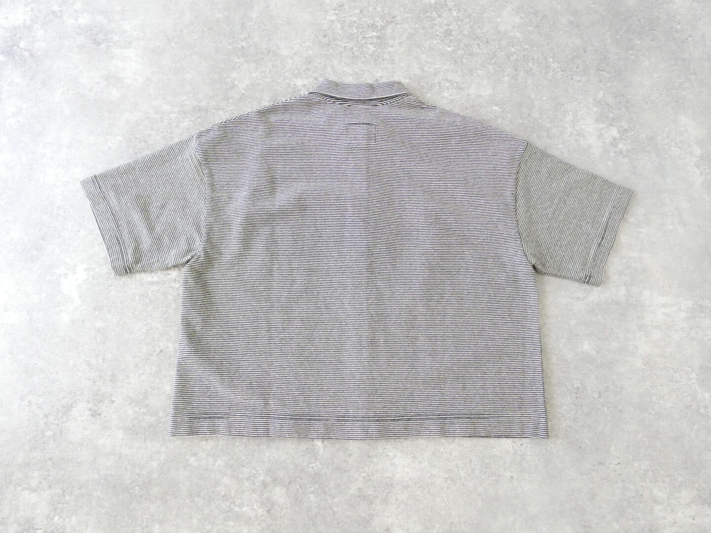 Hands of creation(ハンズオブクリエイション) ラフィスウェーデンカノコ盲縞ポロ衿カーディガンの商品画像12