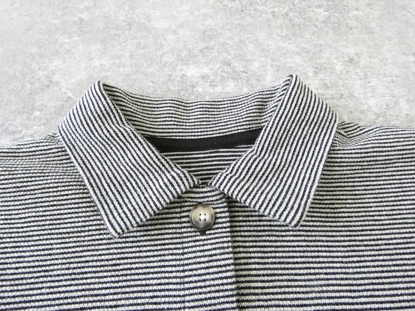 Hands of creation(ハンズオブクリエイション) ラフィスウェーデンカノコ盲縞ポロ衿カーディガンの商品画像21