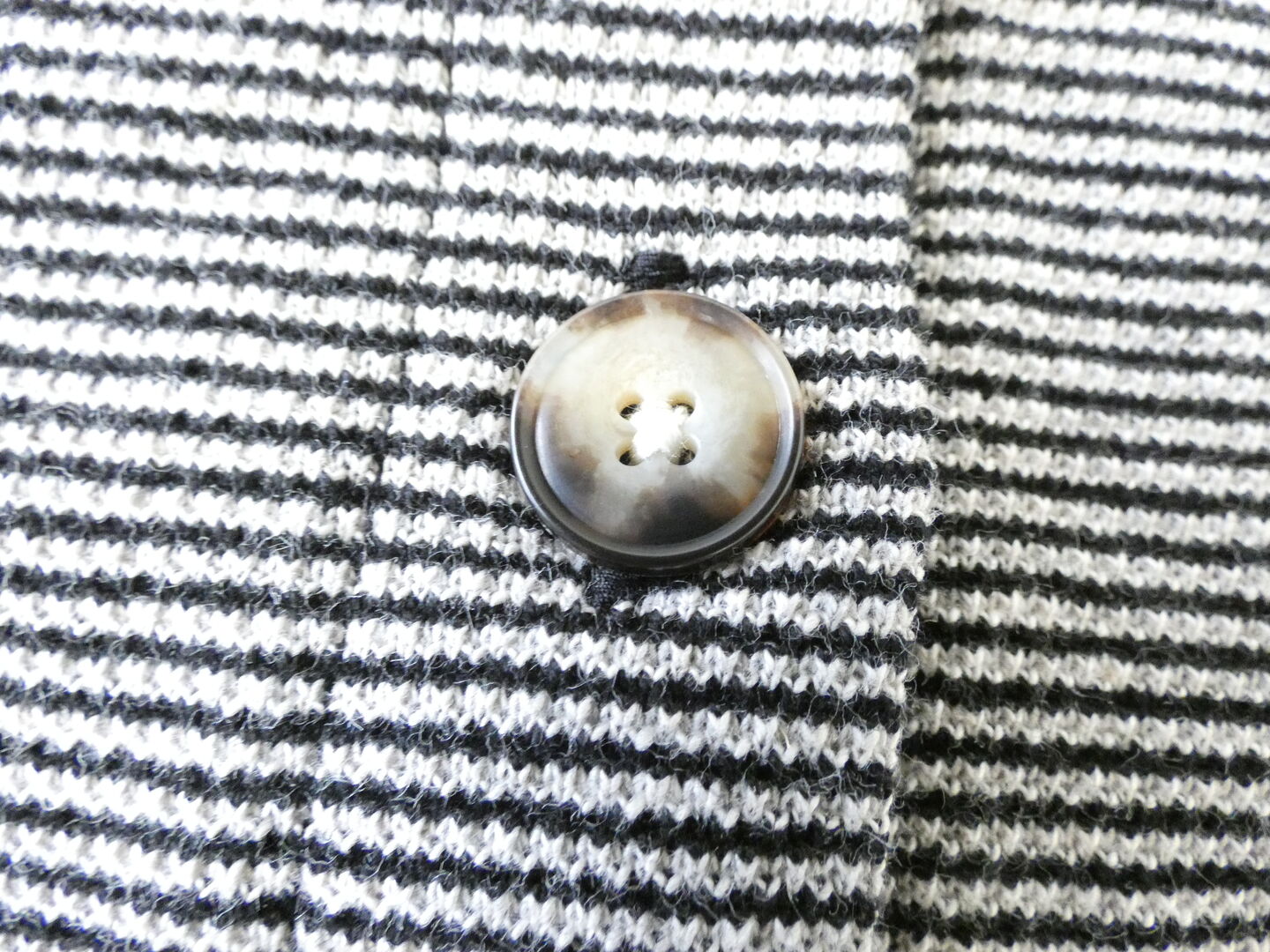 Hands of creation(ハンズオブクリエイション) ラフィスウェーデンカノコ盲縞ポロ衿カーディガンの商品画像24